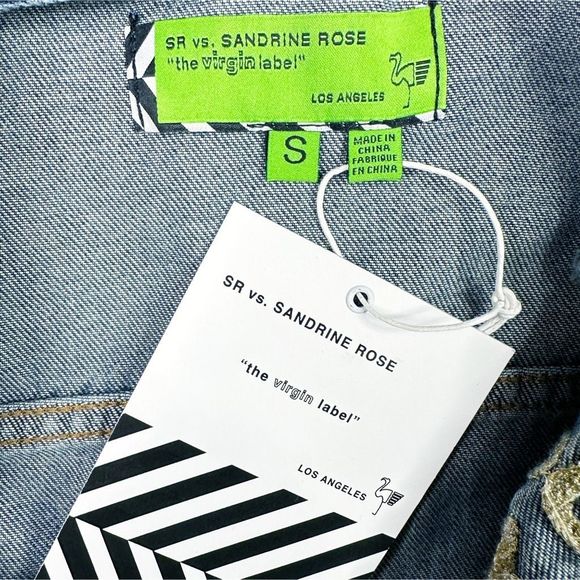 Sandrine Rose x Free People Boys Don’t Cry Denim Jacket - Size Small - Picture 5 of 6